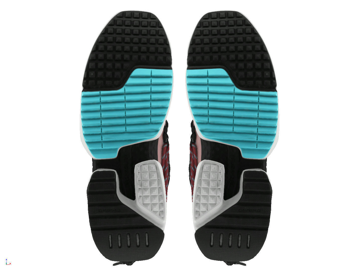 Cyberpunk fashion sneaker scifi future shoes footwear 3D model_8