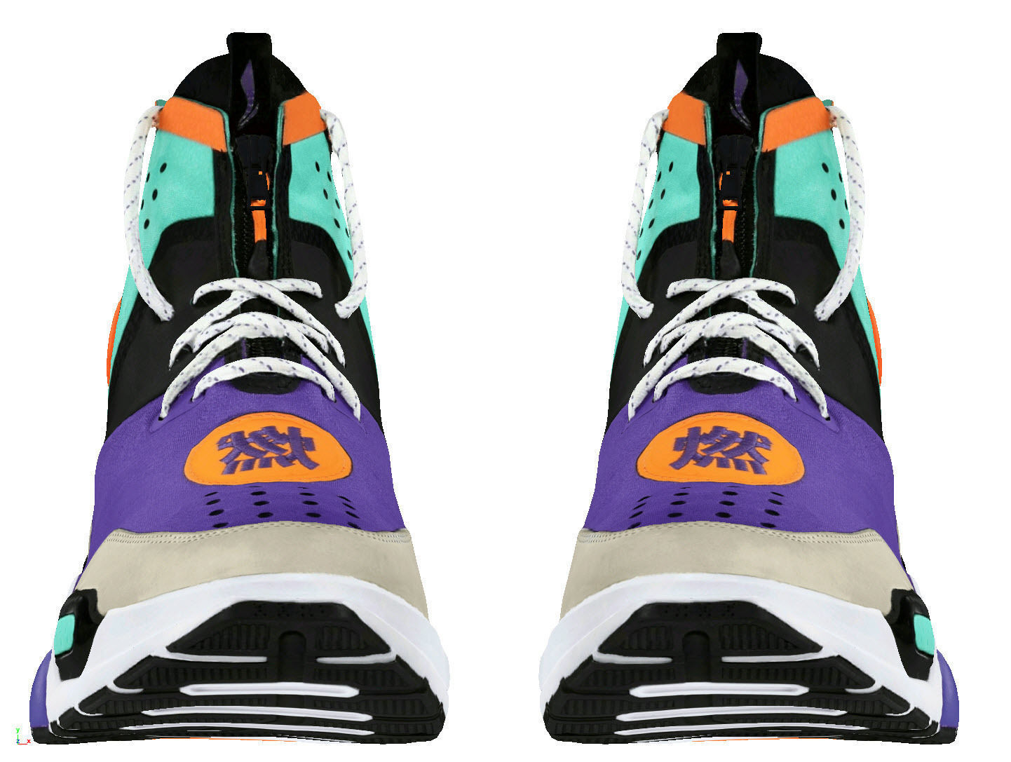 Cyberpunk fashion sneaker scifi future shoes footwear 3D model_3