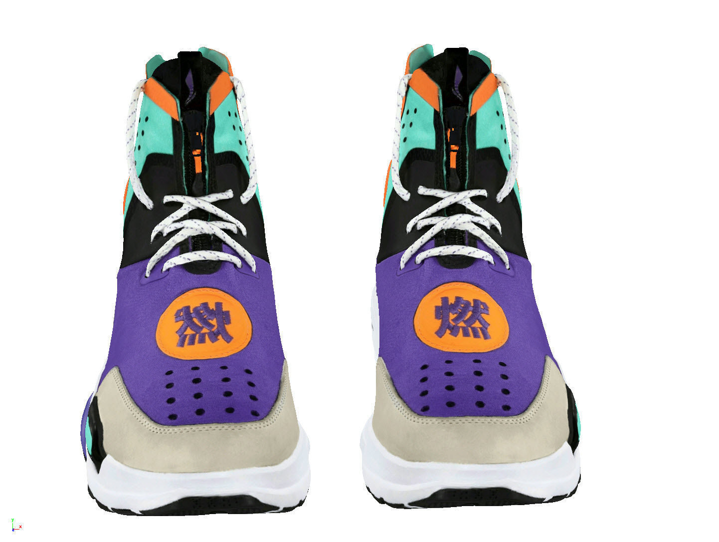 Cyberpunk fashion sneaker scifi future shoes footwear 3D model_2