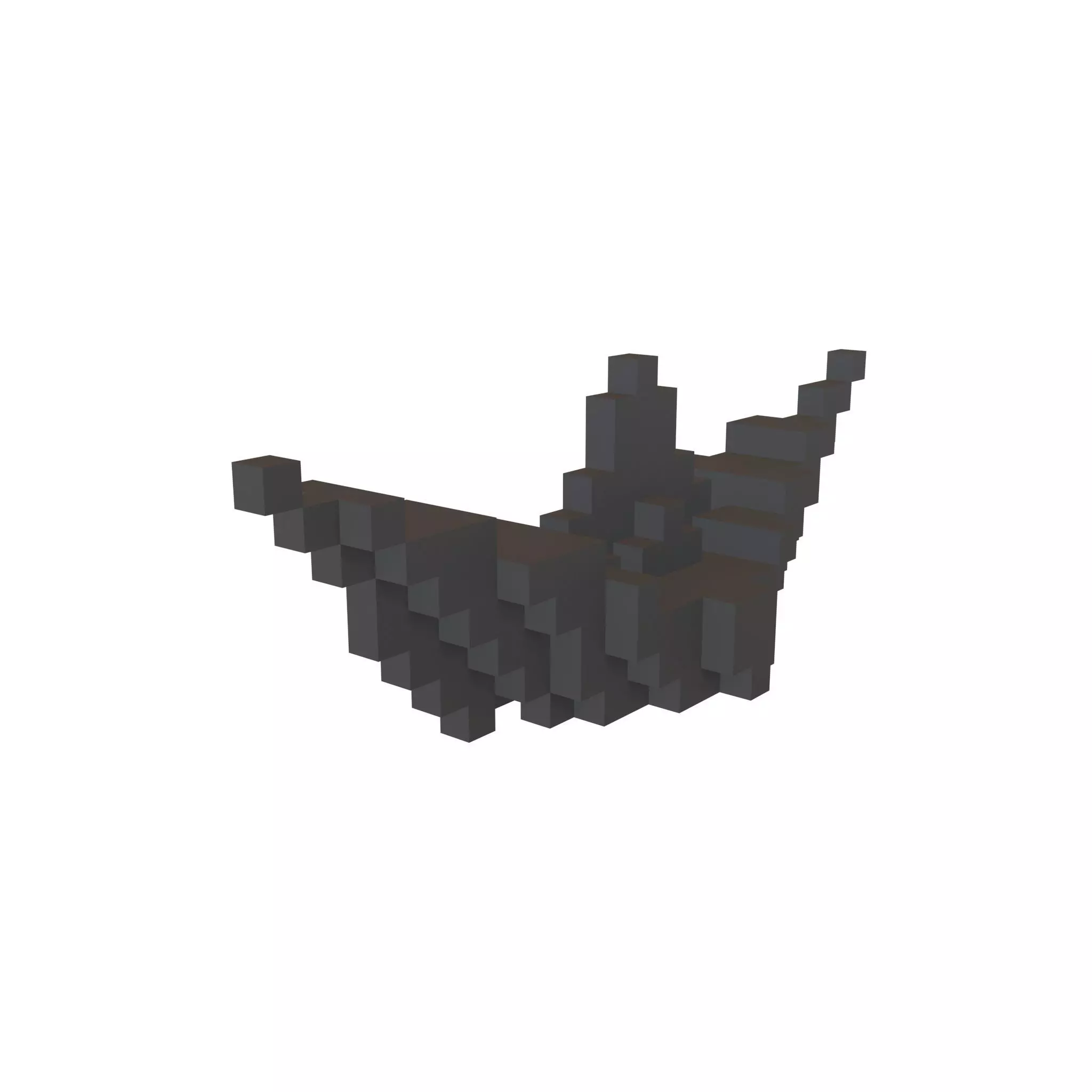 Voxel Boat v1 002 Low-poly 3D model_0