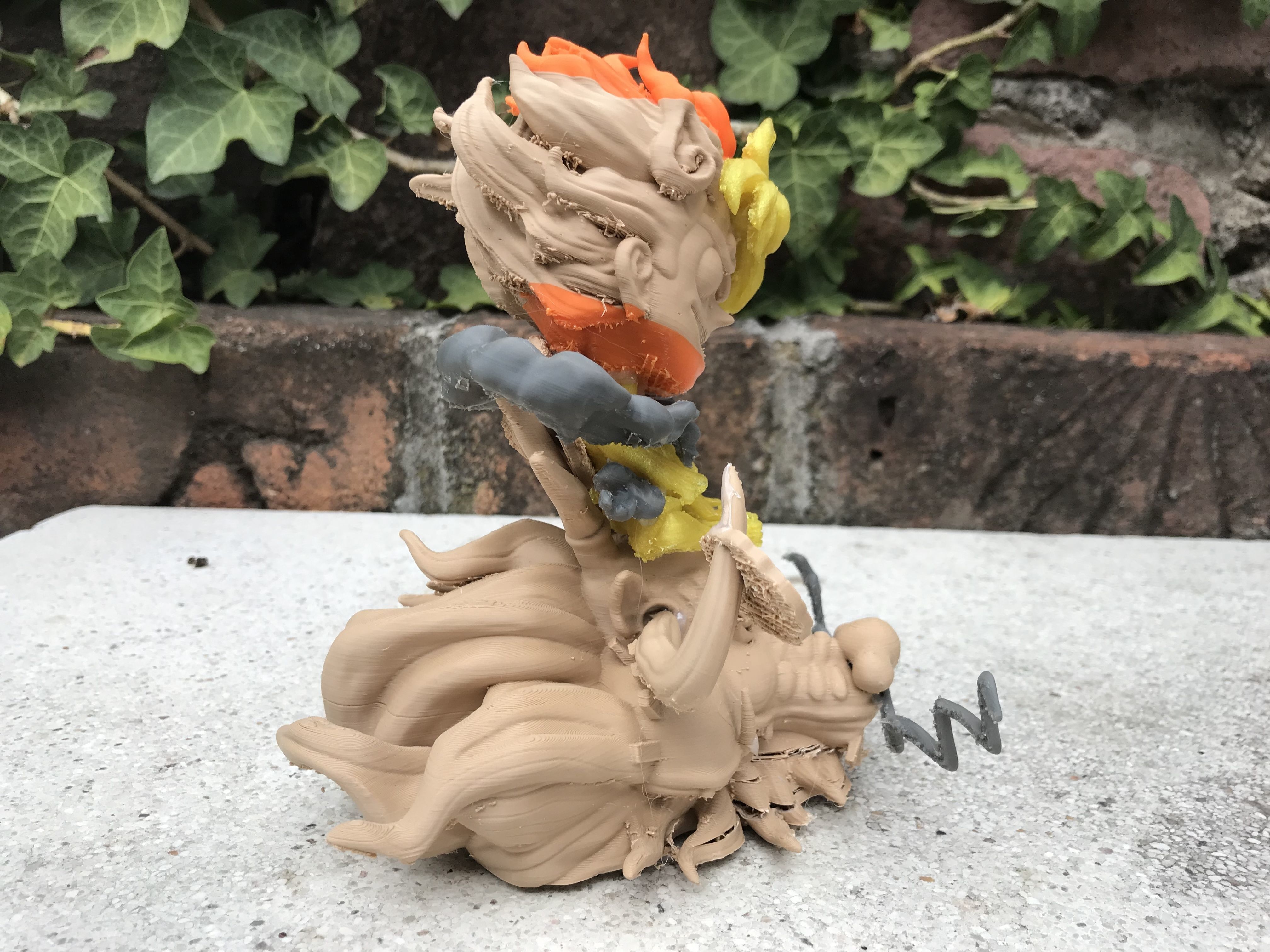 Chibi Luffy Nika 3D print model_57