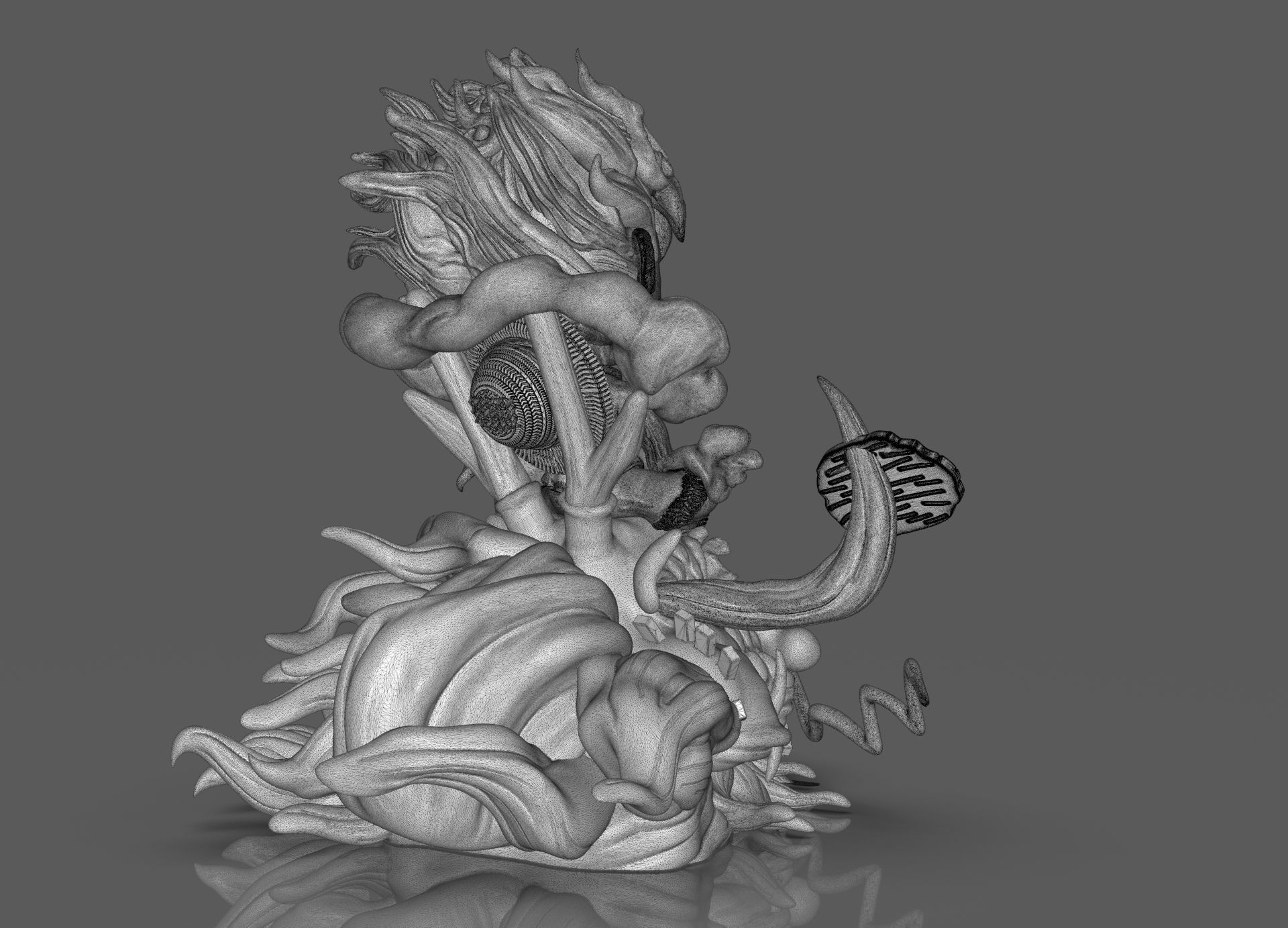 Chibi Luffy Nika 3D print model_37