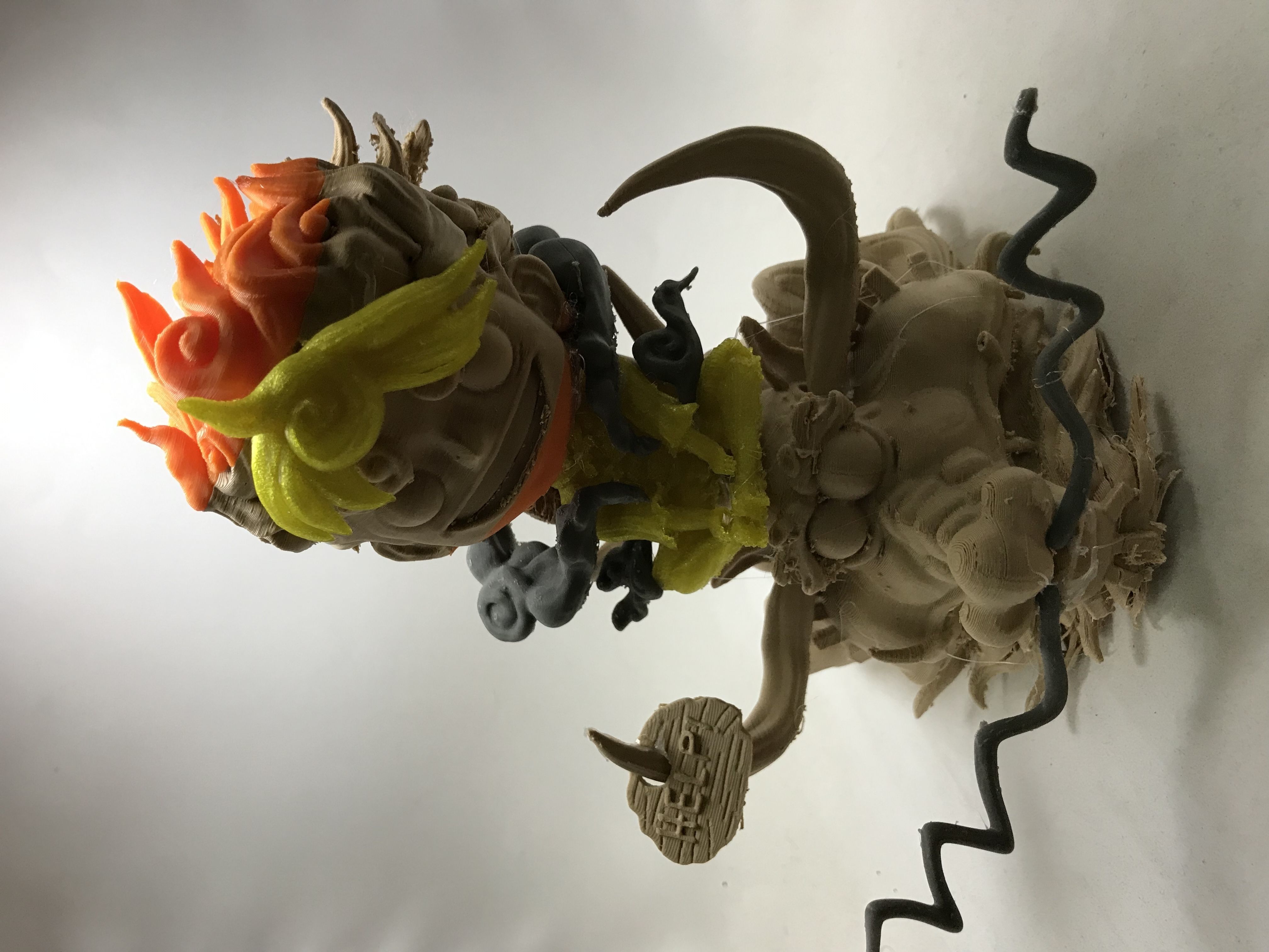 Chibi Luffy Nika 3D print model_52