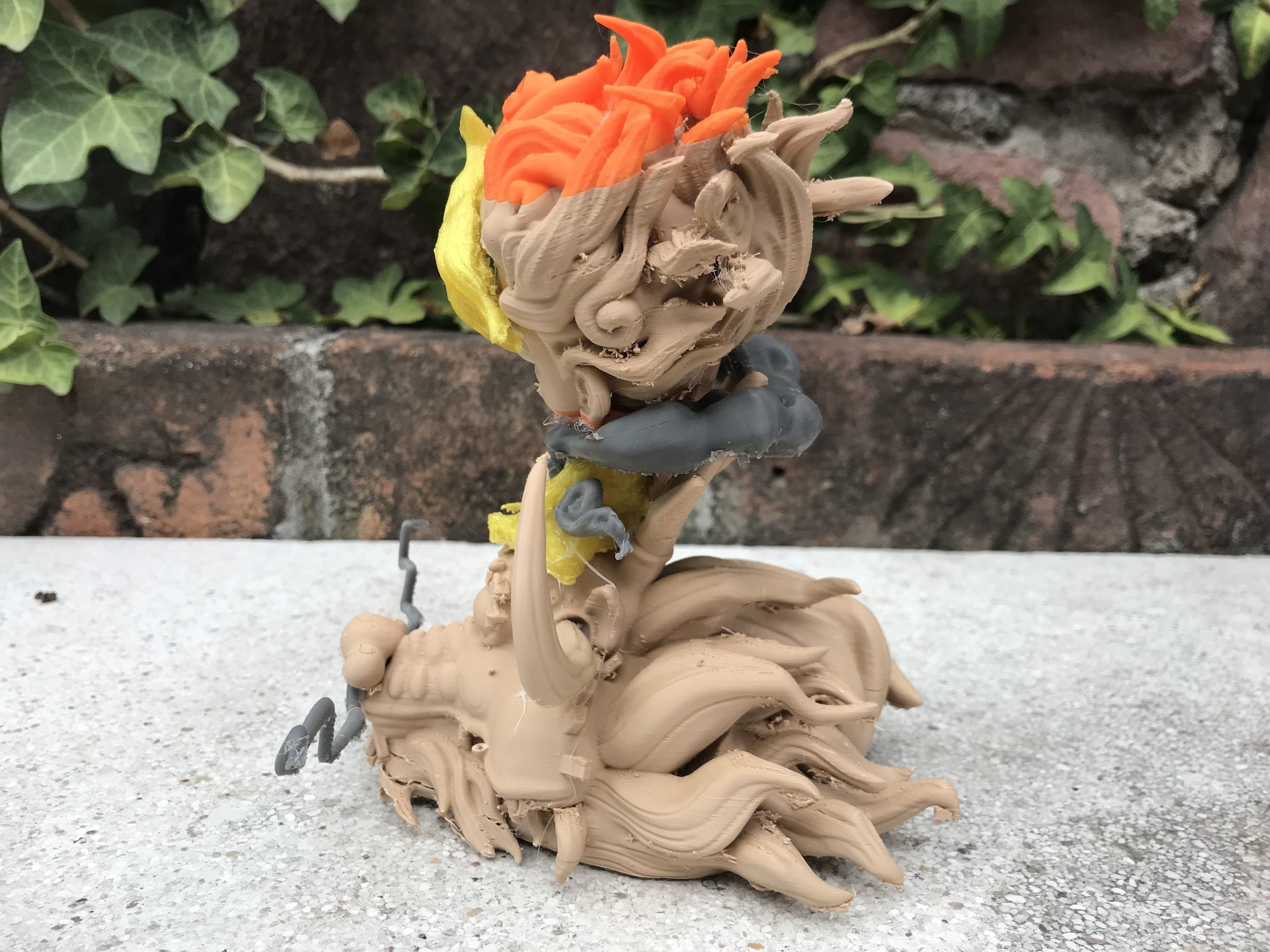 Chibi Luffy Nika 3D print model_55