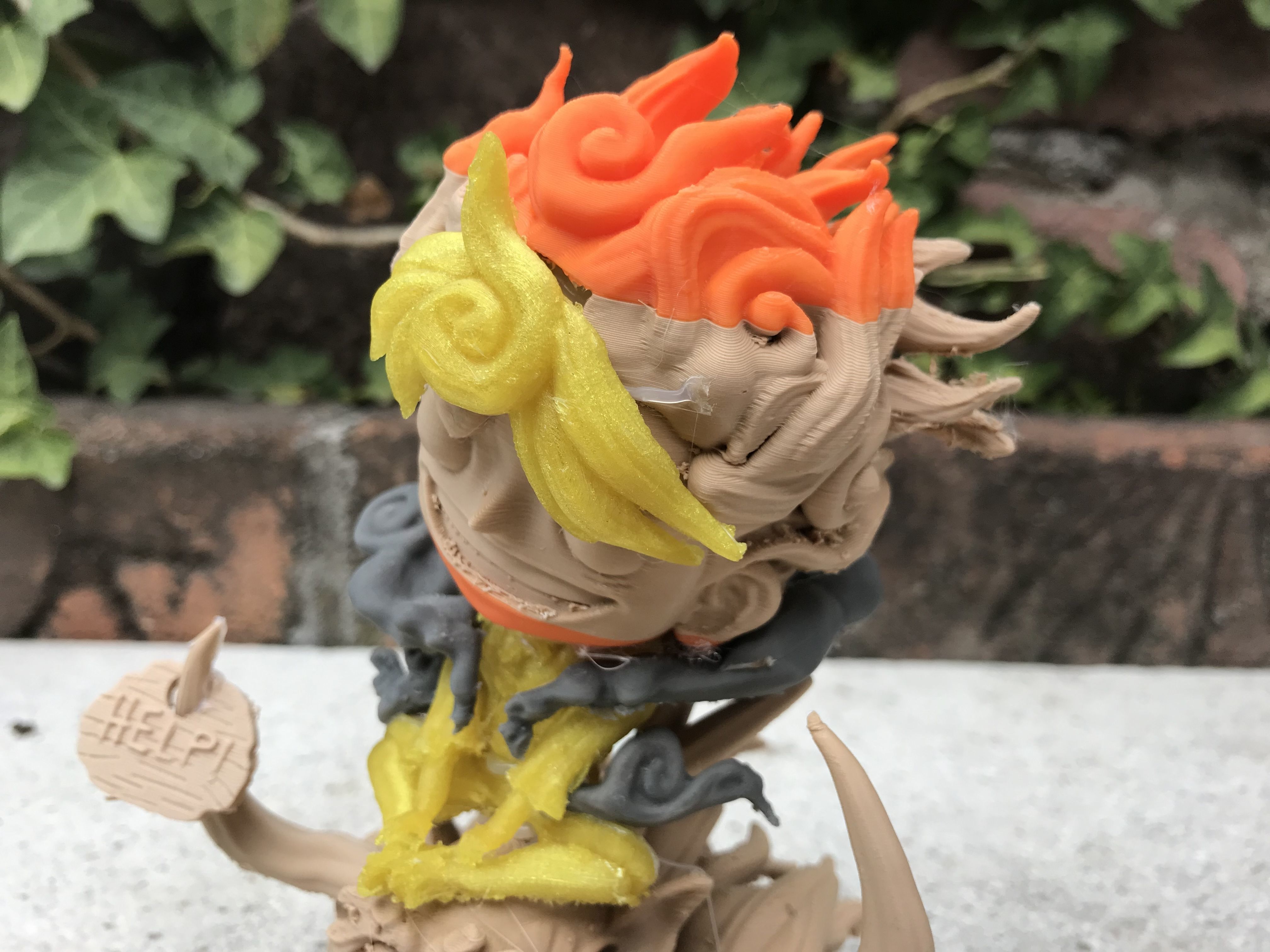Chibi Luffy Nika 3D print model_60