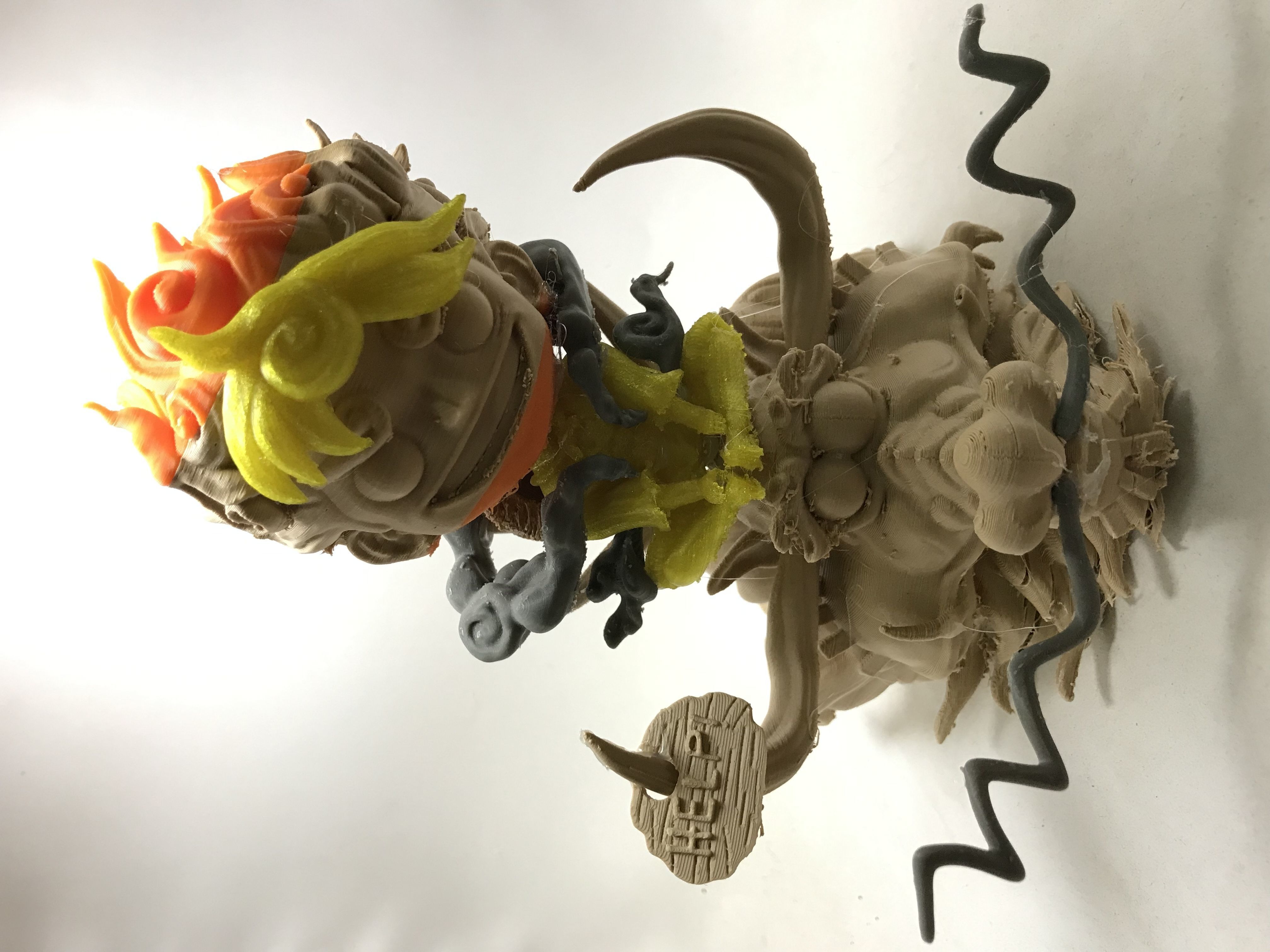 Chibi Luffy Nika 3D print model_43