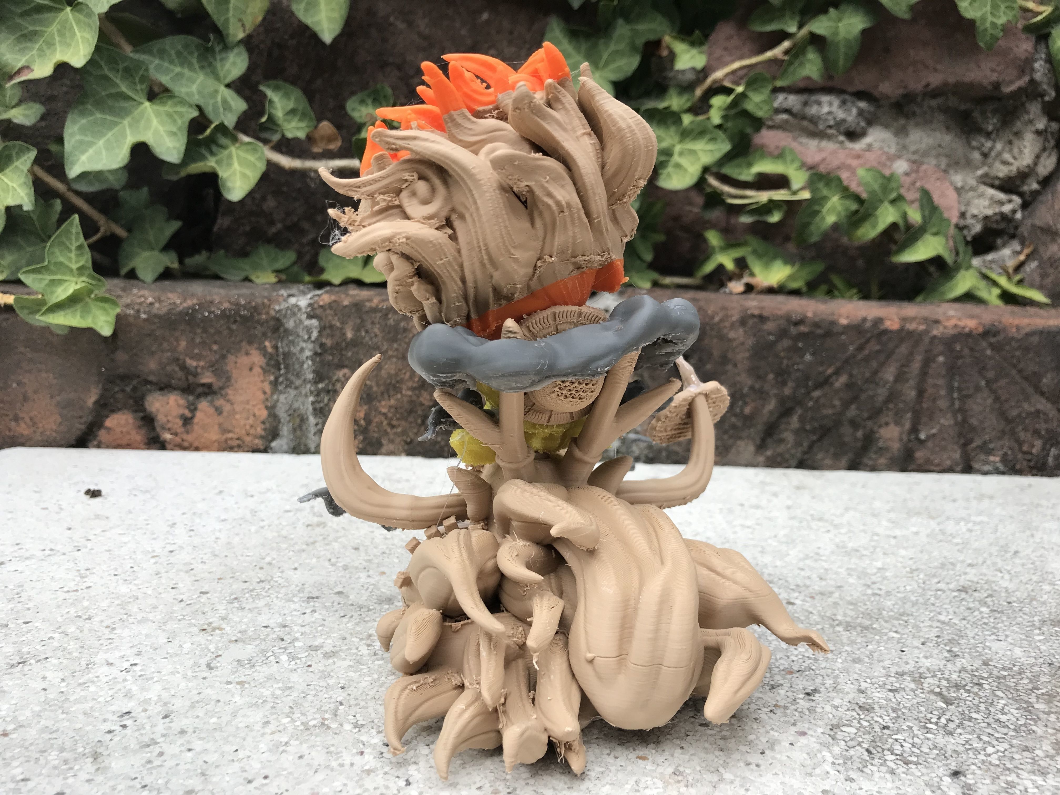 Chibi Luffy Nika 3D print model_54