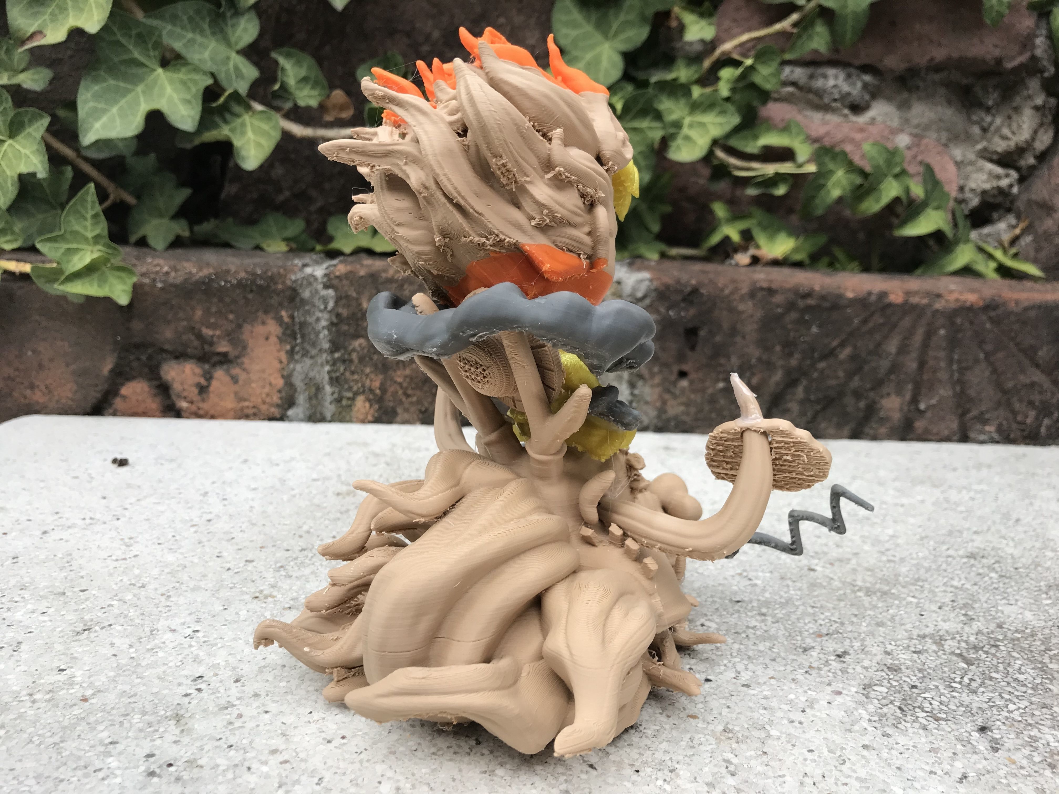 Chibi Luffy Nika 3D print model_56