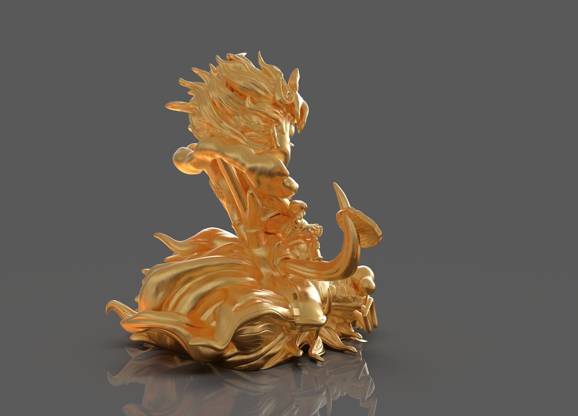 Chibi Luffy Nika 3D print model_22