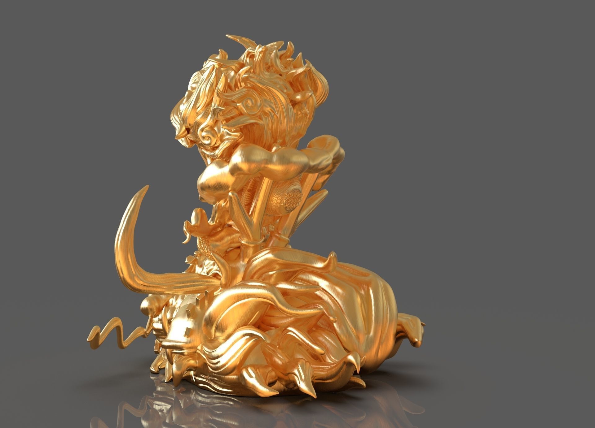 Chibi Luffy Nika 3D print model_21