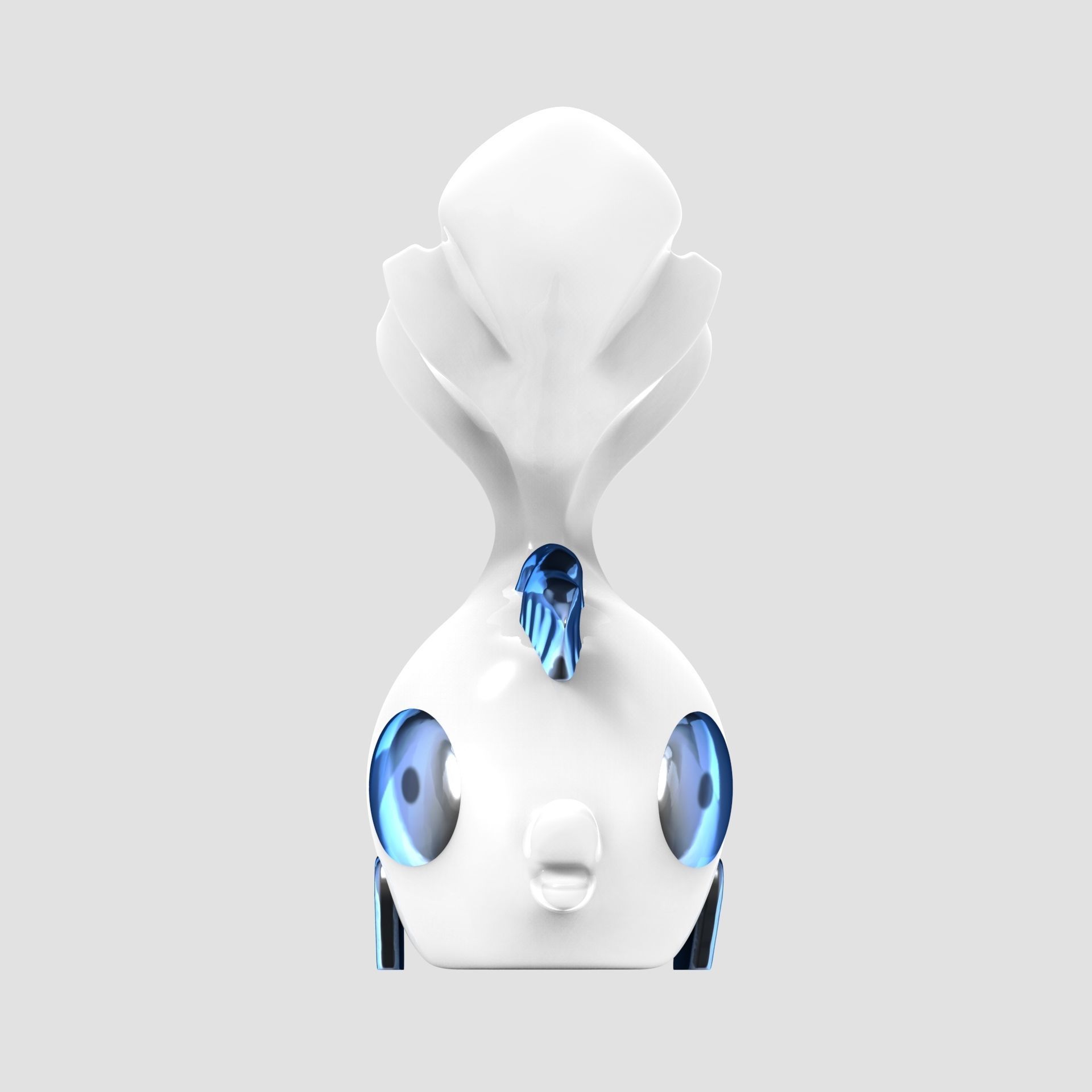 Cute Fish Planter - STL for 3D printing 3D print model_2