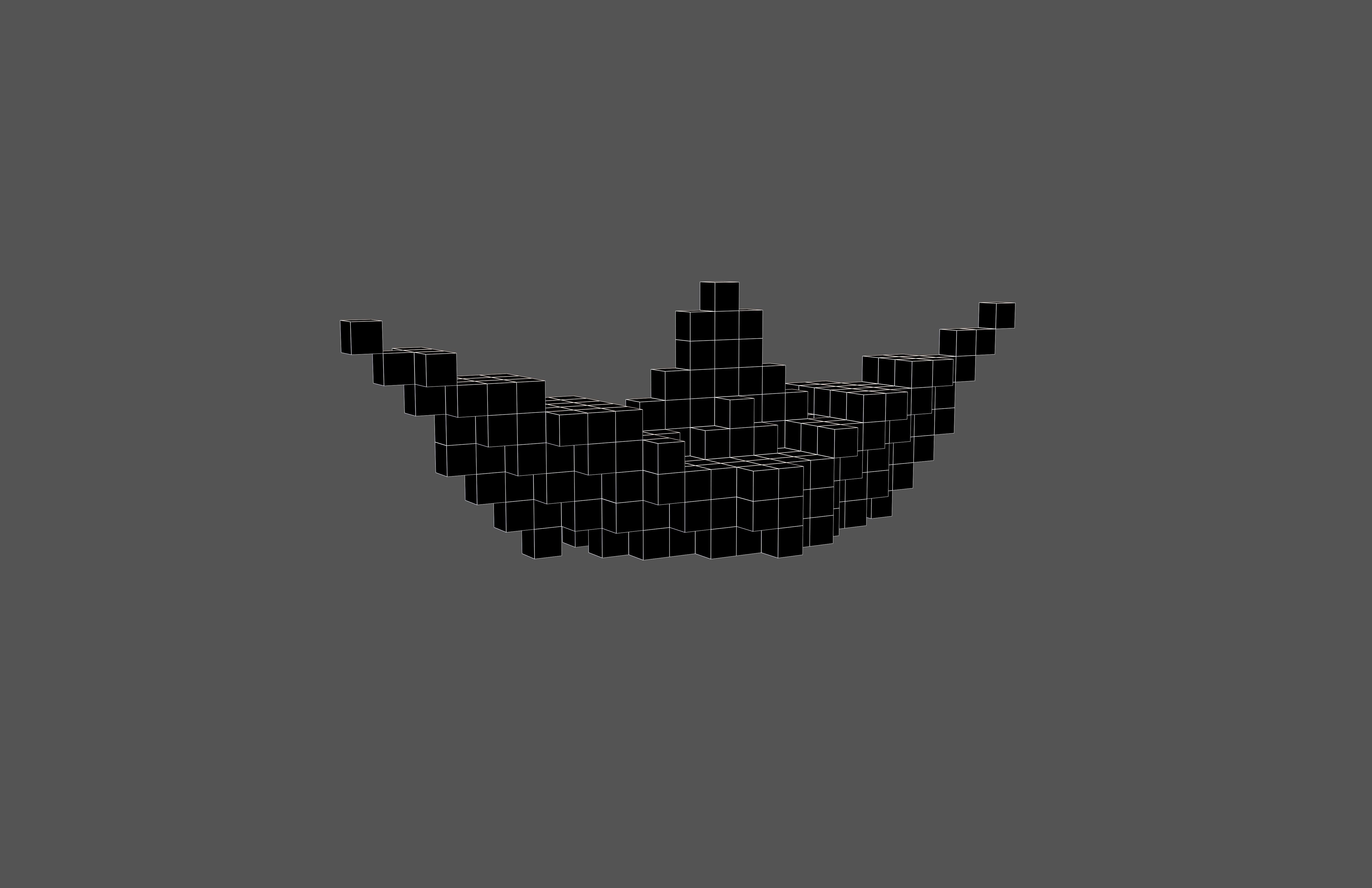 Voxel Boat v1 014 Low-poly 3D model_5