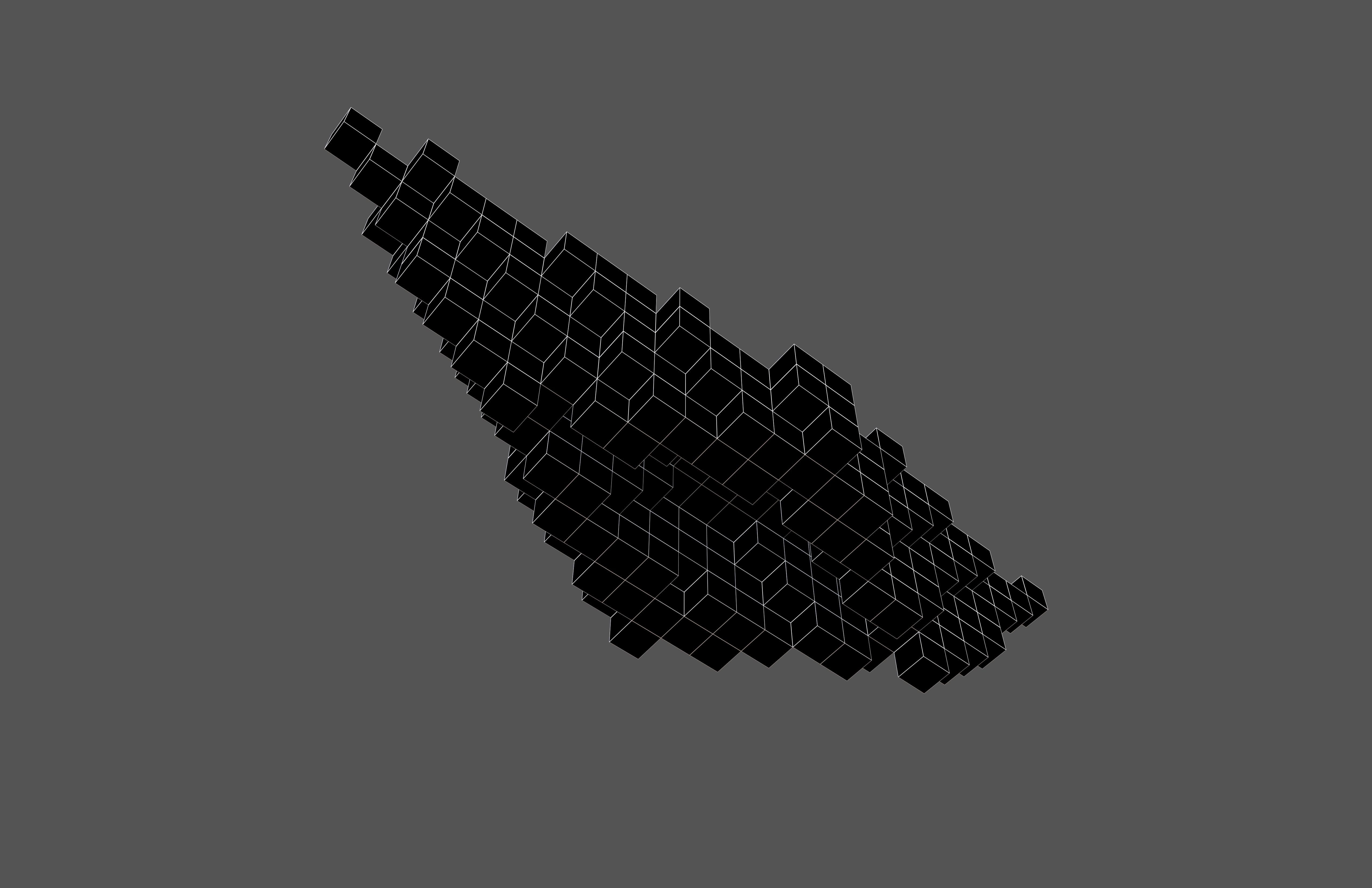 Voxel Boat v1 016 Low-poly 3D model_7