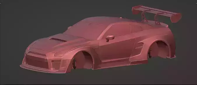 Nissan GTR R35 2017 Robot Craftsman