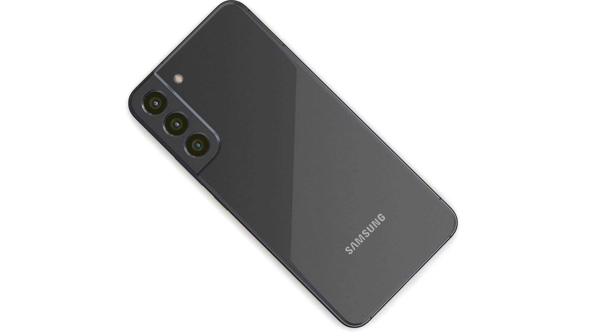 Samsung Galaxy S22 Plus 5G Phantom Black Low-poly 3D model_9