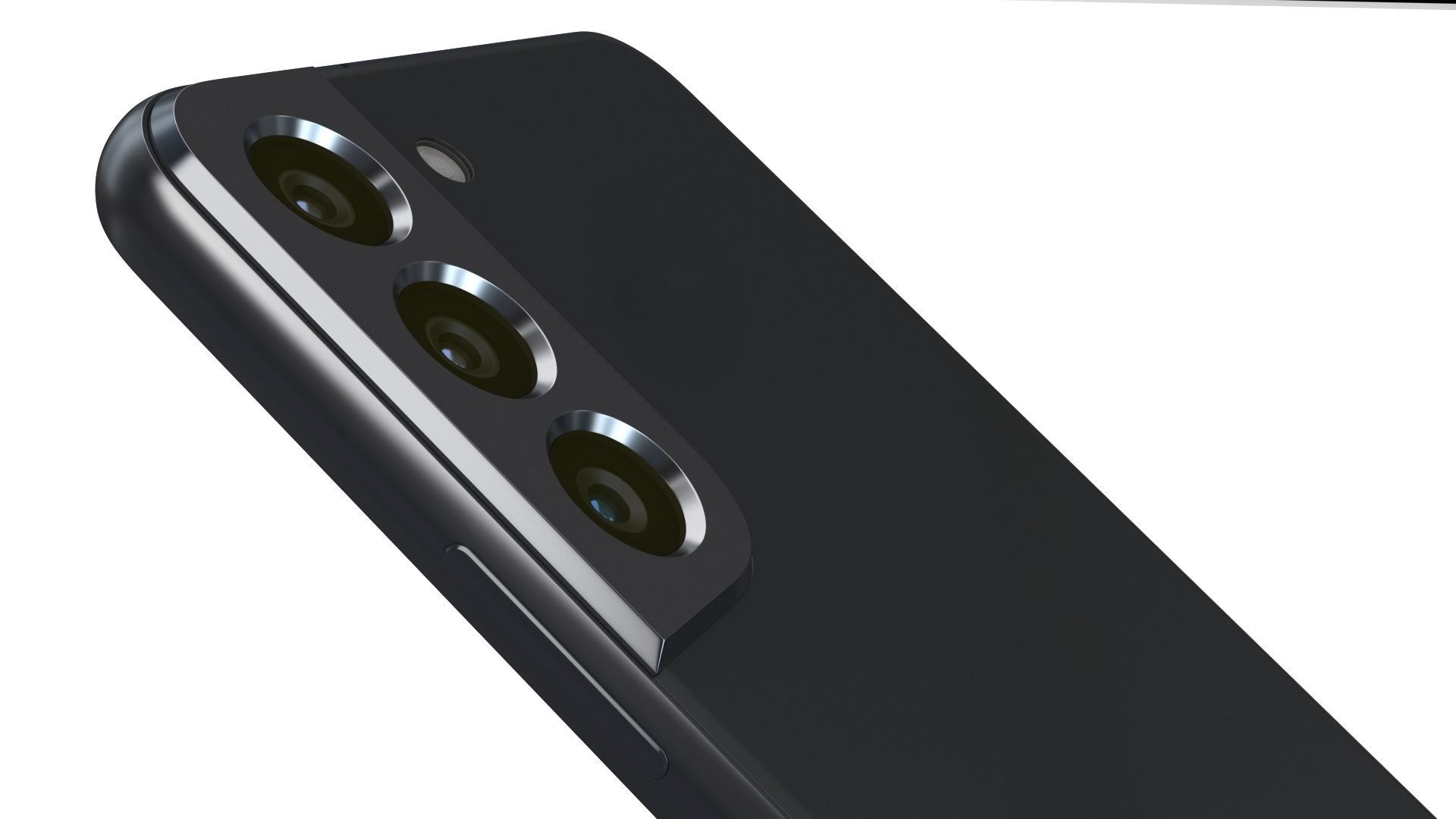 Samsung Galaxy S22 Plus 5G Phantom Black Low-poly 3D model_13