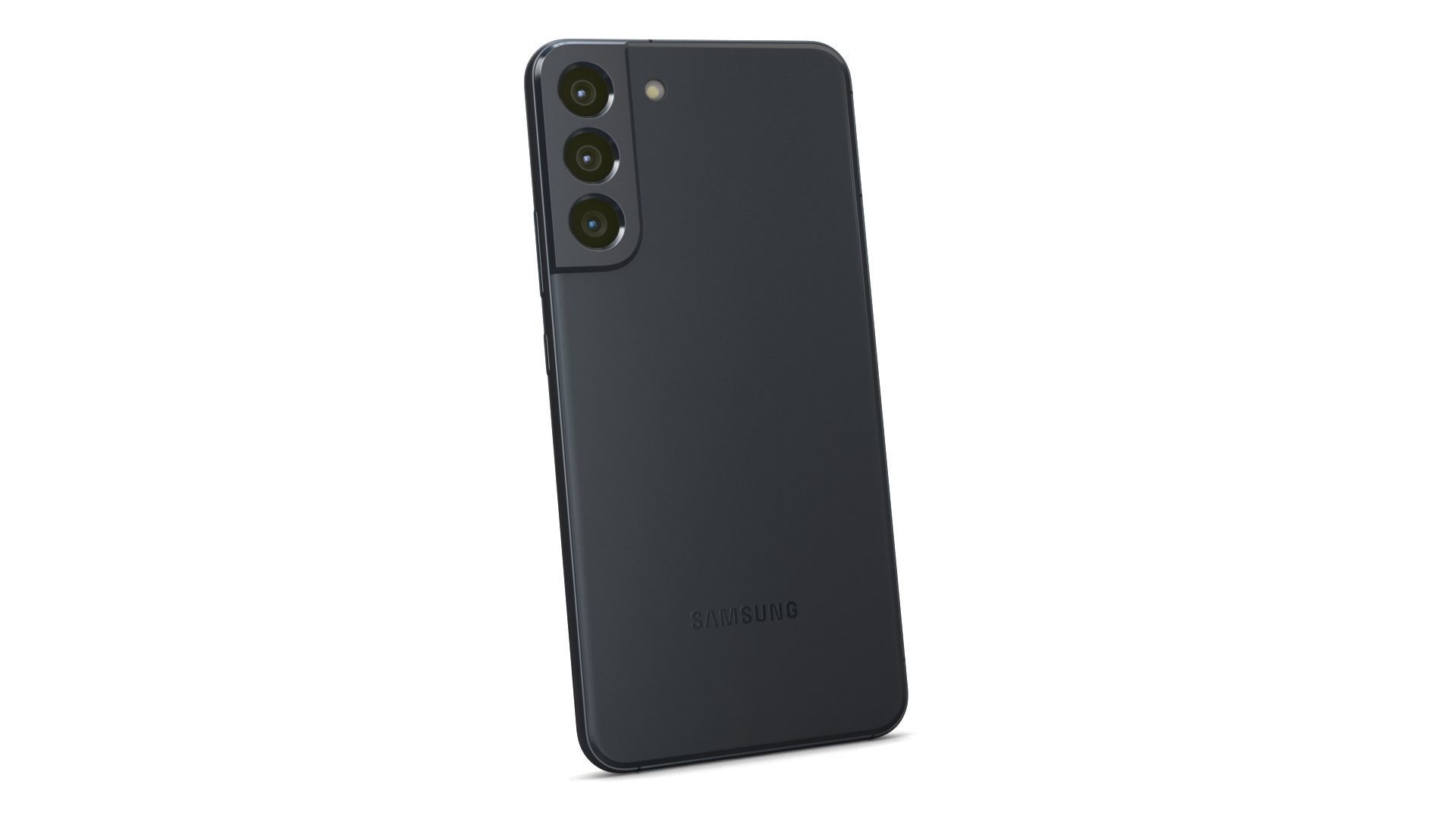 Samsung Galaxy S22 Plus 5G Phantom Black Low-poly 3D model_4