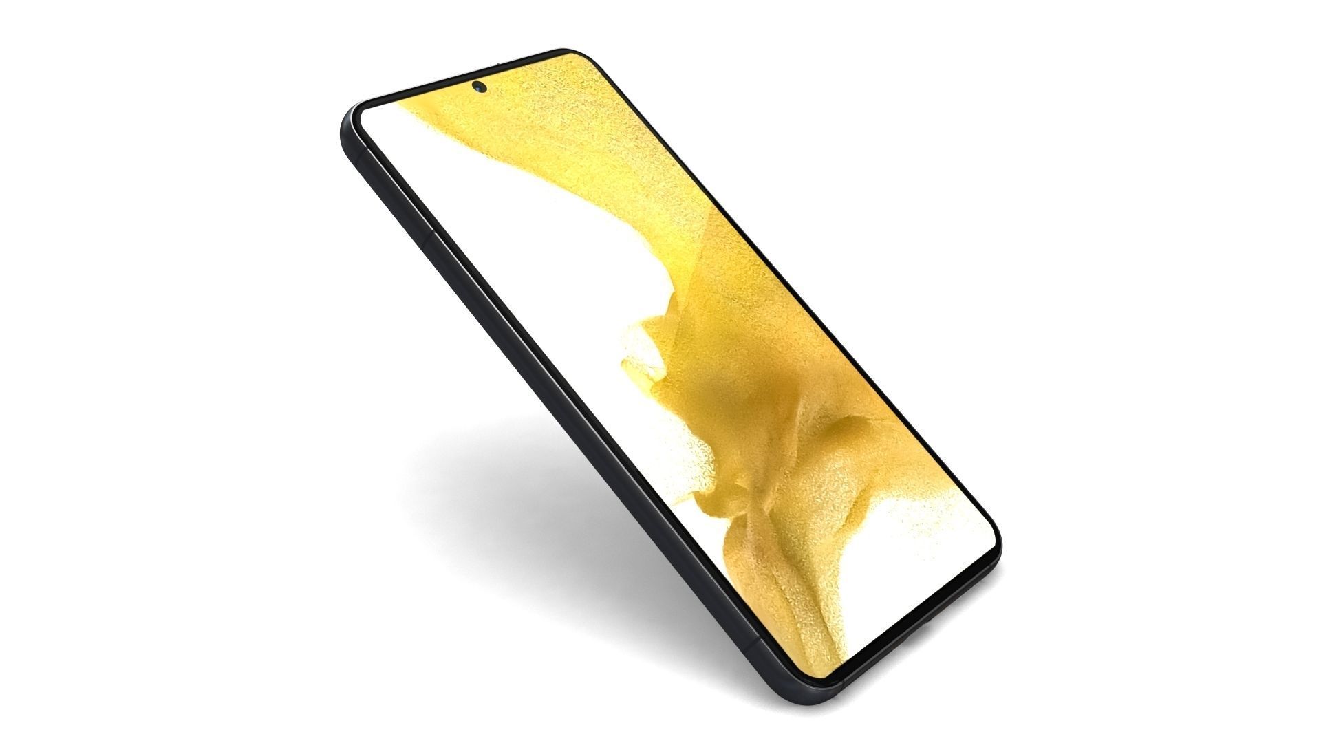 Samsung Galaxy S22 Plus 5G Phantom Black Low-poly 3D model_17