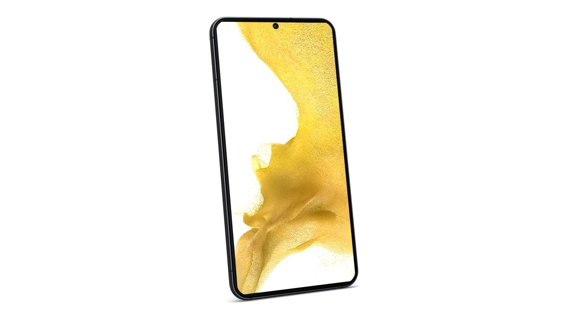 Samsung Galaxy S22 Plus 5G Phantom Black Low-poly 3D model_2