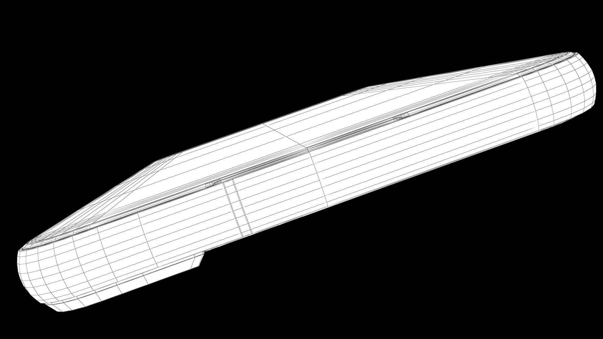 Samsung Galaxy S22 Plus 5G Phantom Black Low-poly 3D model_32