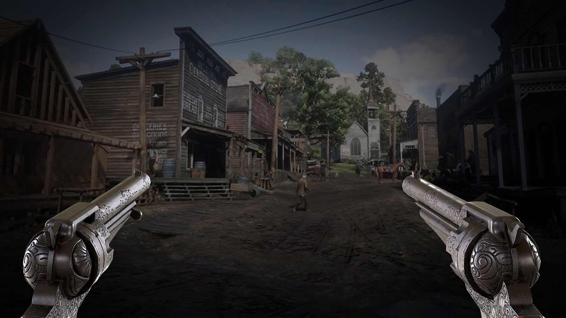 E Remington n Sons 1875 Revolver 44 cf Guns Low-poly 3D model_2