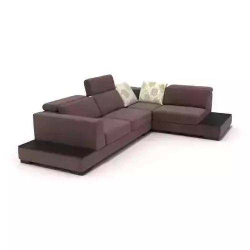 Modern Purple Sectional