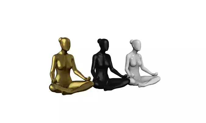 YOGA WOMAN 3D print model