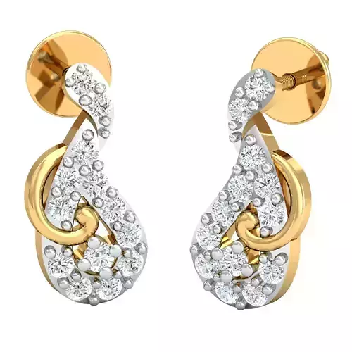 Solitaire Women Earring 