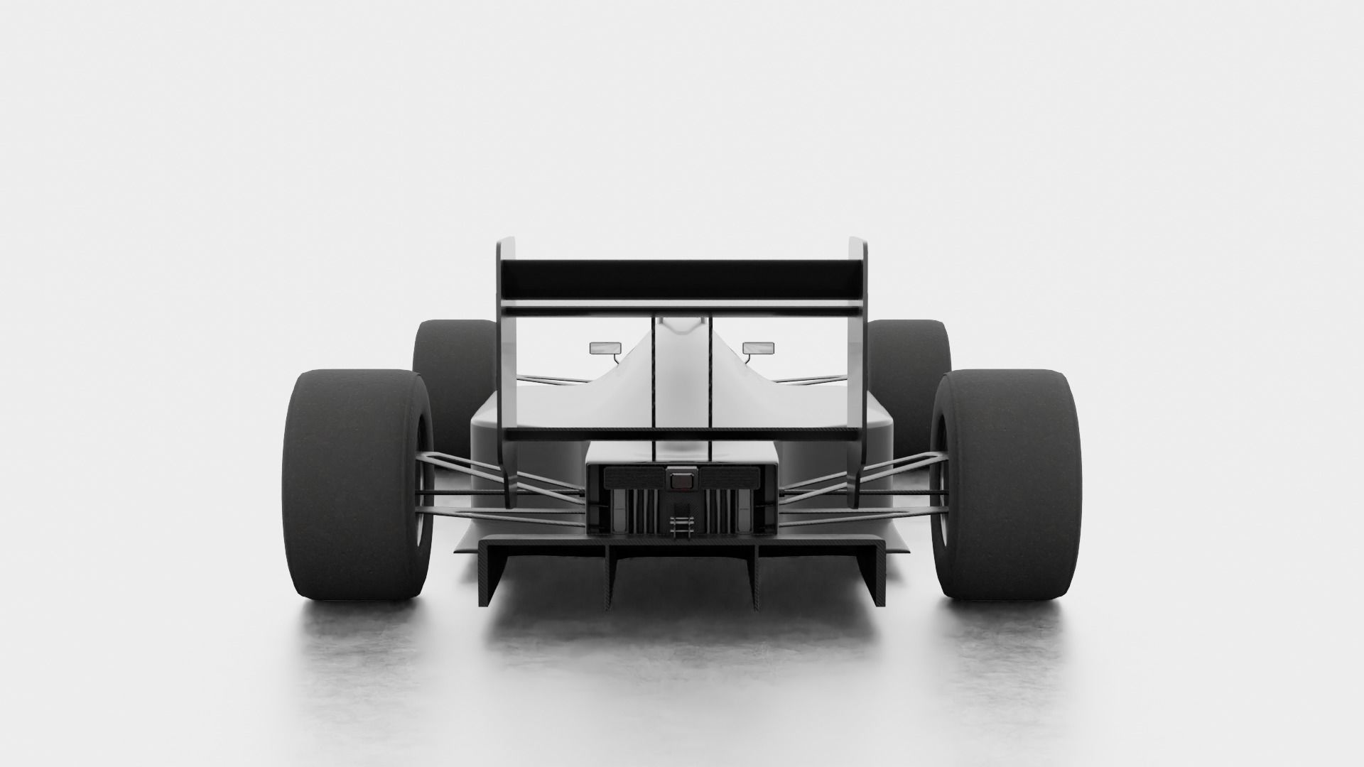Classic F1 Car 3D model_6