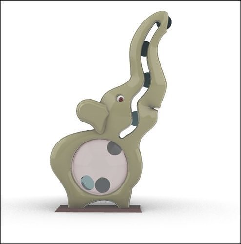 Little Elephant Piggy Bank 3D model