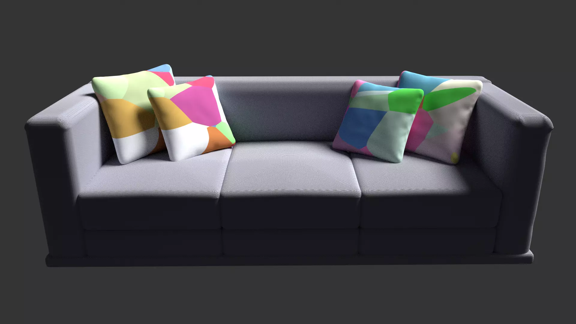 Modern sofa 3D model_0
