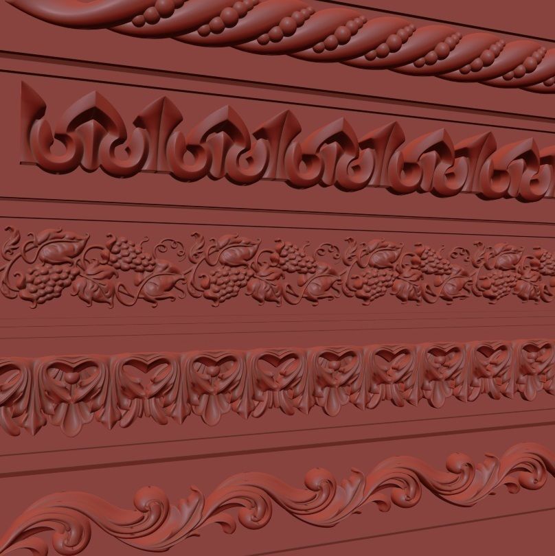 Trim Ornament 126 3D model_4