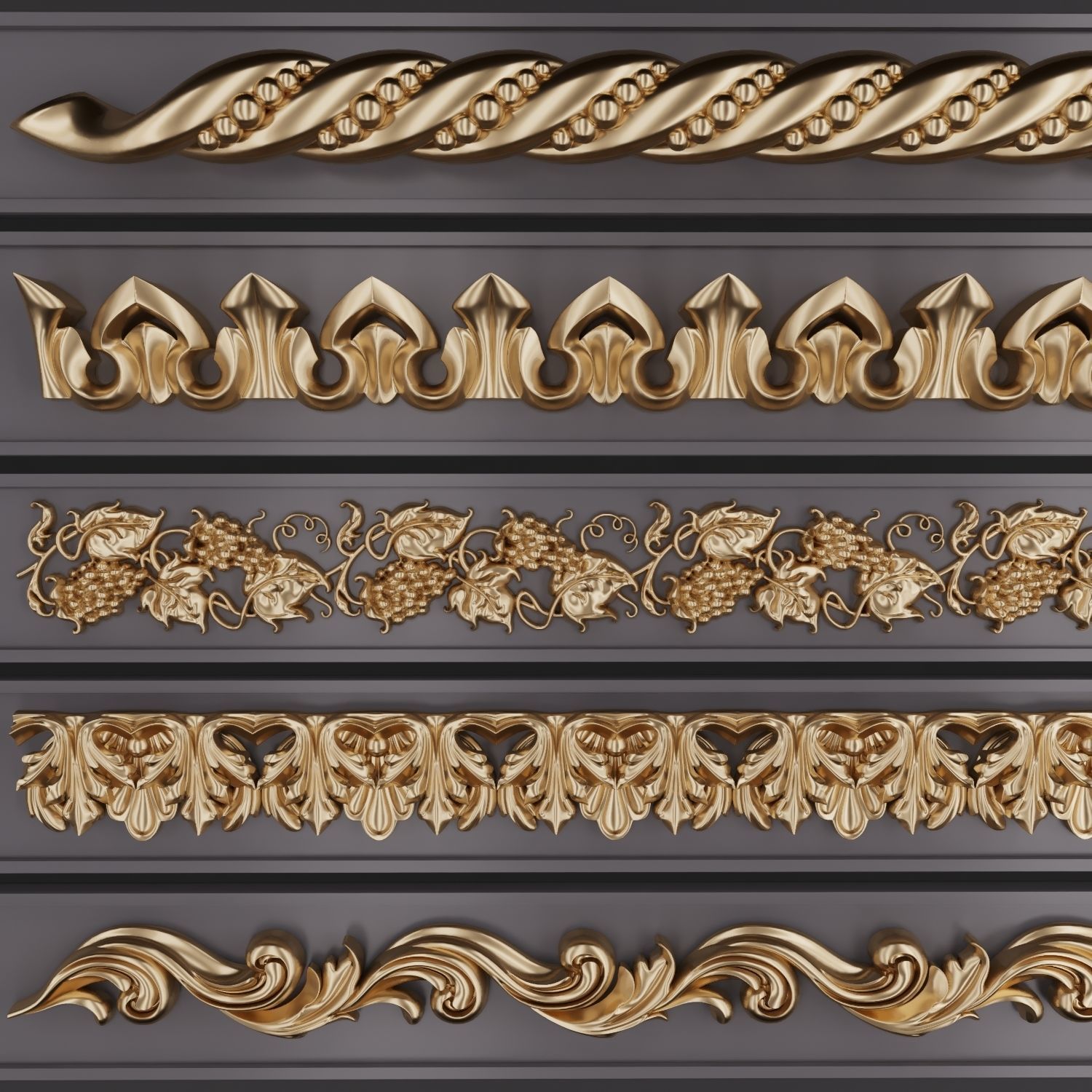 Trim Ornament 126 3D model_1