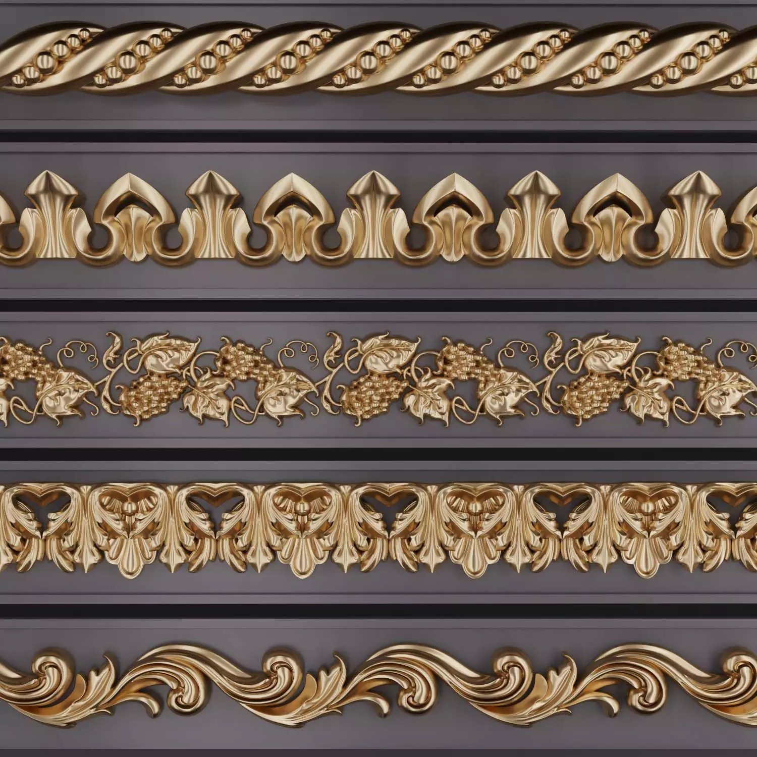 Trim Ornament 126 3D model_0