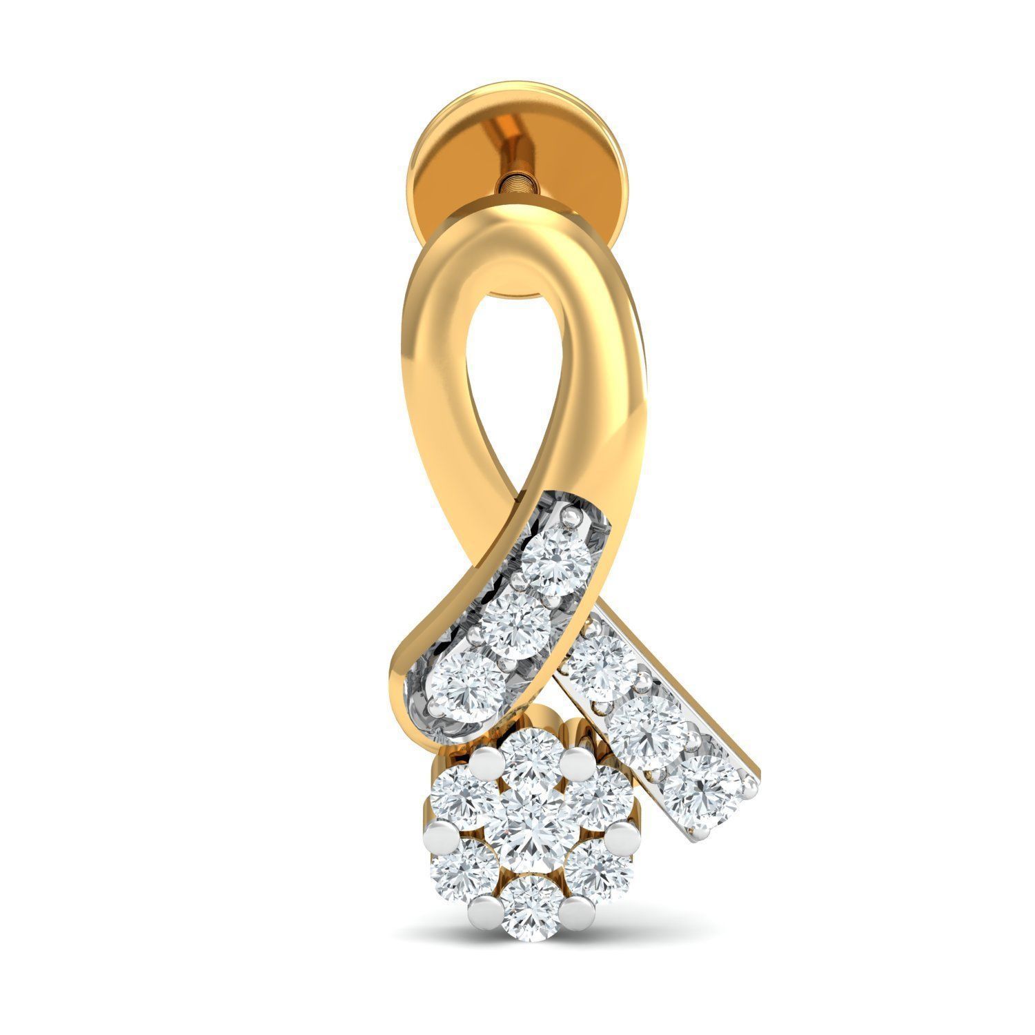 Women Earring  3D print model_1