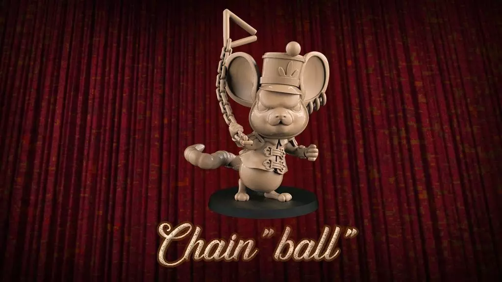 Chainball chain ball 3D print model_0
