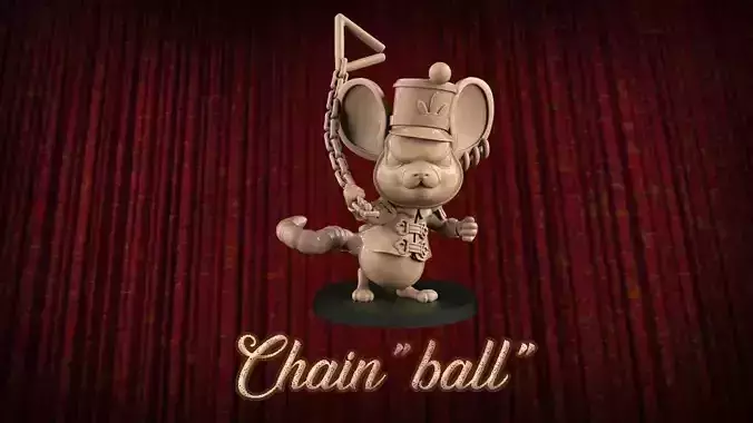 Chainball chain ball 3D print model