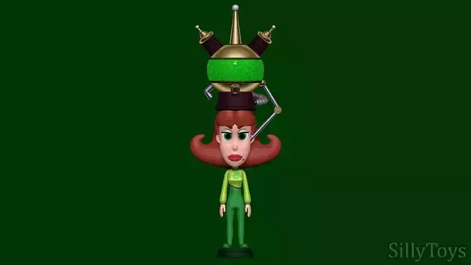  Judy Neutron - Jimmy Neutron 3D print model