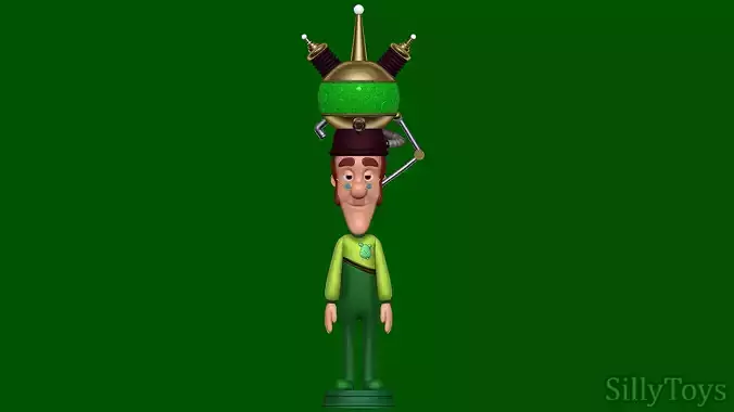Hugh Neutron - Jimmy Neutron 3D print model