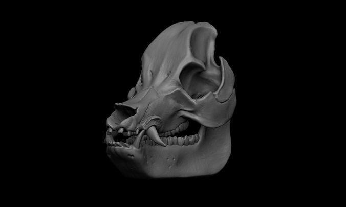 Pig Skull 3D model