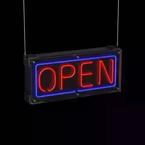 Restaurant   Fluorescent Neon Sign