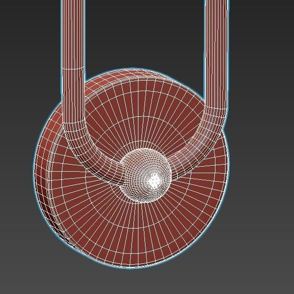 trimm brass wall sconces 3D model_4