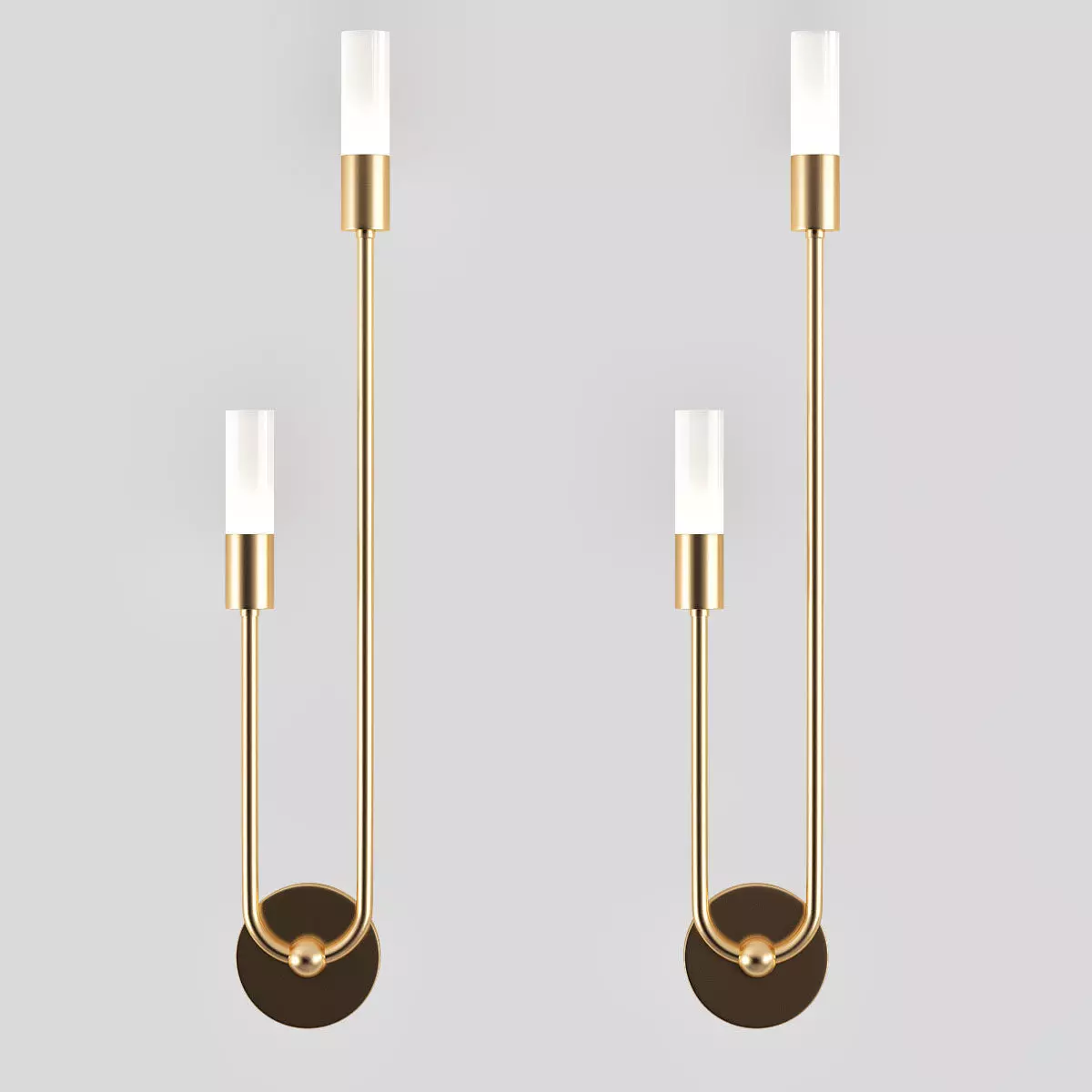 trimm brass wall sconces 3D model_0