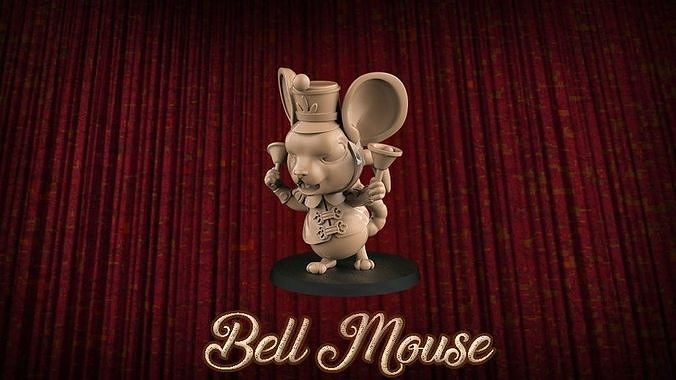 Bell mouse 3D print model