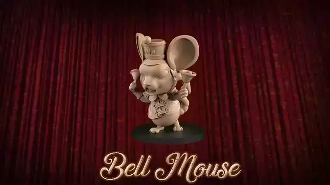 Bell mouse 3D print model