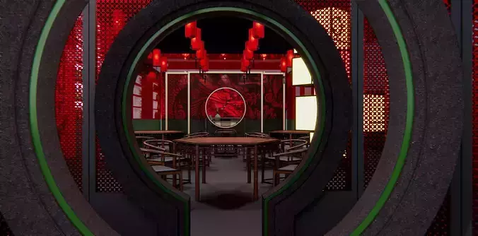 Hot pot restaurant  interior