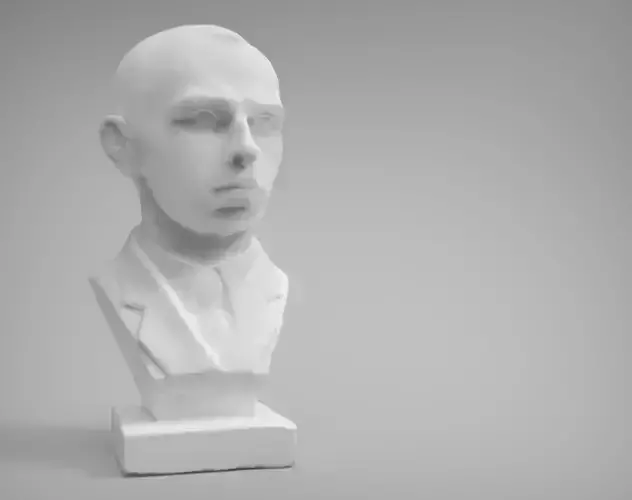 Stepan Andriyovych Bandera Low-poly 3D model