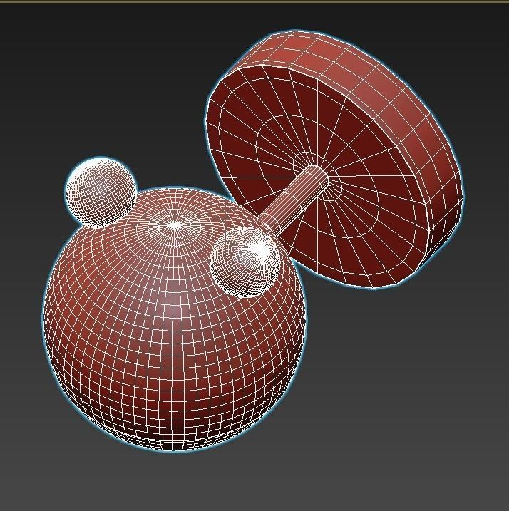 bearr gold bear wall sconce 3D model_3