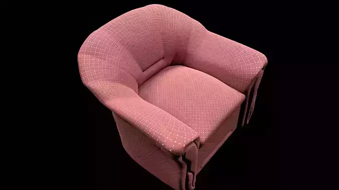 Cushion chair 3D model