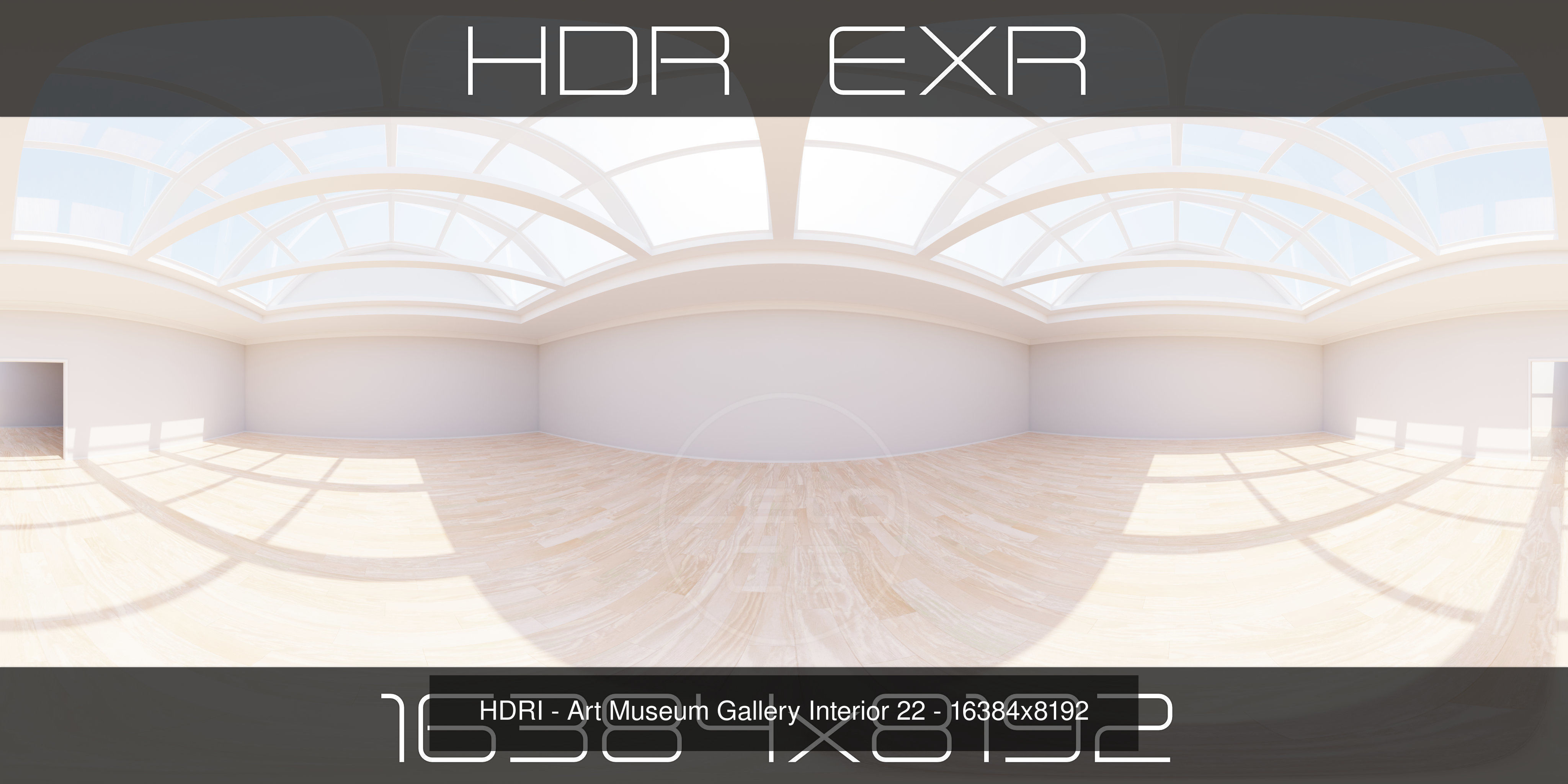 HDRI - Art Museum Gallery Interiors - Mega Pack Texture_18